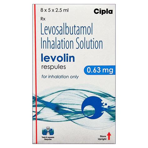 Levolin 0.63mg Respules 5X2.5 ml | Uses, Side Effects, Price | Apollo ...