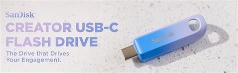 SanDisk Creator USB Type-C Flash Drive, Up to 400 MB/s, 1TB, 3 Months ...