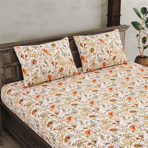 Anokhi Fitted Bedsheet | True Block