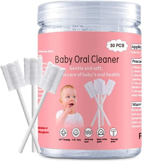 Style Keepers Baby Tongue Cleaner Gauze, Baby Toothbrush Disposable ...