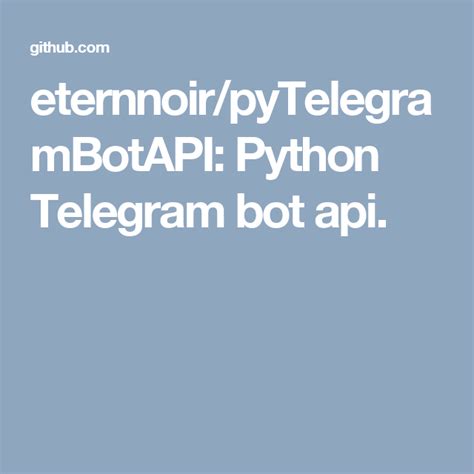 Image result for Python Pytelegrambotapi Documentation