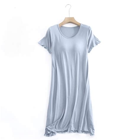 Nightdress with Built in Bra with Ruffle Sleeves – Undo Your Bra