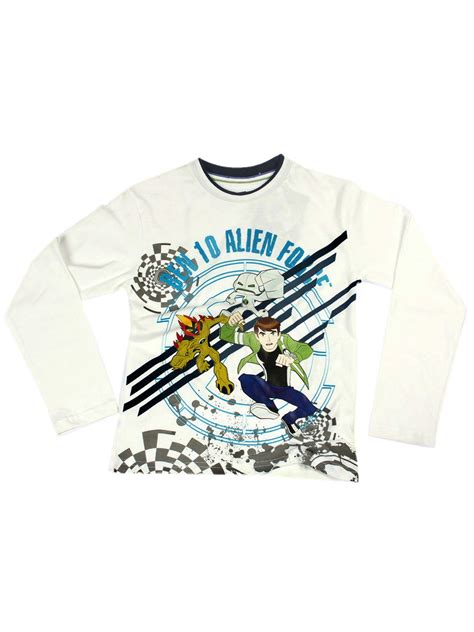 Buy Ben 10 Boys White Pure Cotton T Shirt - Tshirts for Boys 85470 | Myntra