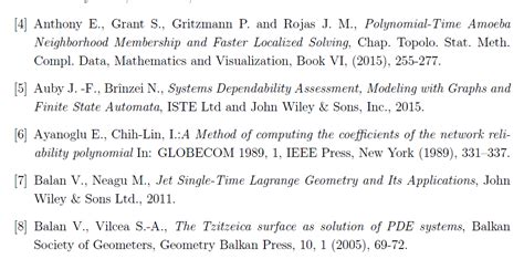 Image result for Bibliography Style BibTeX Example