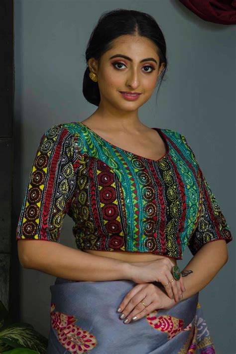 Tussar Kantha Stitch Blouse SN20224485