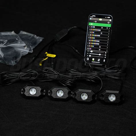 RGB Rock Lights | LED 4x4 Under Glow – Bushdoof Lighting