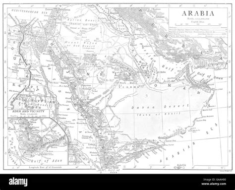 Map Of Arabia In 1910