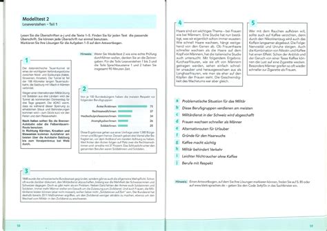 B1 Modelltest 2: Leseverstehen und Haarwuchs-Studie - Studocu