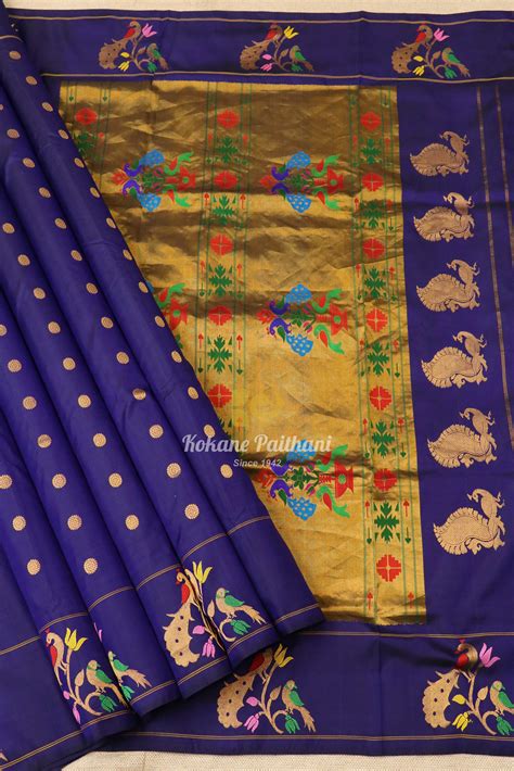Kalanjali Brocade Paithani Saree – Kokane Paithani and Sons