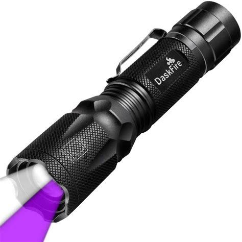 DaskFire 2 in 1 Blacklight Flashlights with Handheld Torch, UV 395nm ...