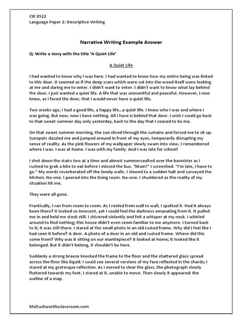 Image result for Imlpant Narrative Sample