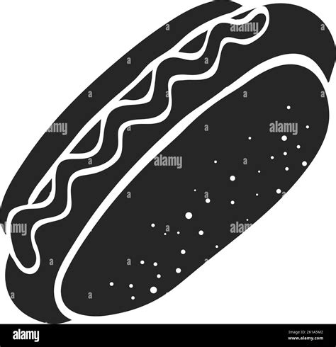 Hand drawn Hot dog vector illustration Stock Vector Image & Art - Alamy