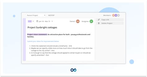 Image result for Project Vision Examples