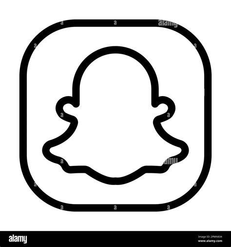 Snapchat Logo Black