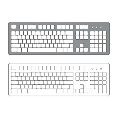 Image result for Computer Keyboard Vector Drawing