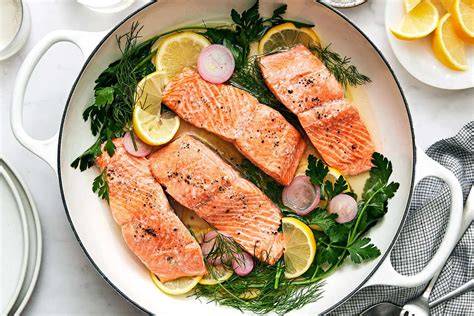Herb-Crusted Salmon with Lemon Butter Sauce Recipe | LynneCurry