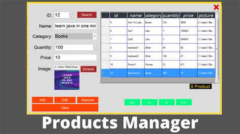 Inventory Management System Project in Python Tkinter 的图像结果