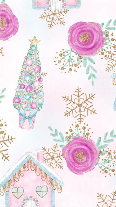 Cute Pink Christmas Wallpapers - Wallpaper Cave