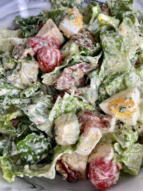 Cobb Salad with Creamy Lemon Dressing Recipe