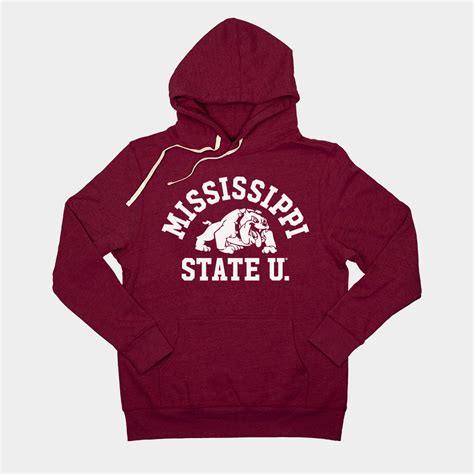 Vintage Maroon Mississippi State Hoodie | Homefield