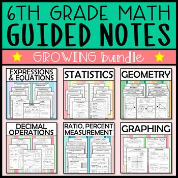 Image result for 6th Grade Math Notes