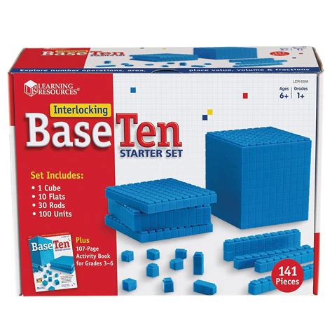 Learning Resources Interlocking Base Ten Starter Set (LER6356) : Amazon ...