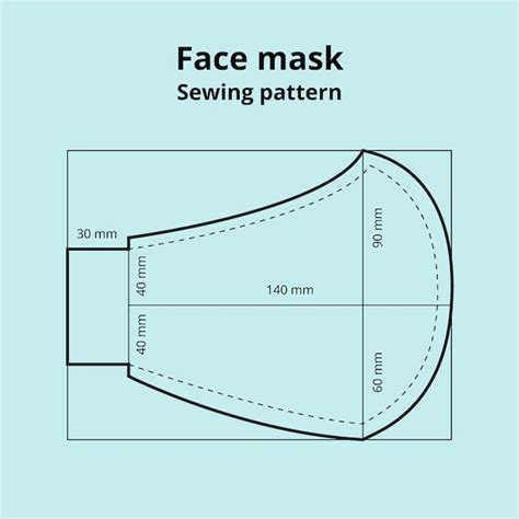 Image result for Reversible Face Mask Free Pattern
