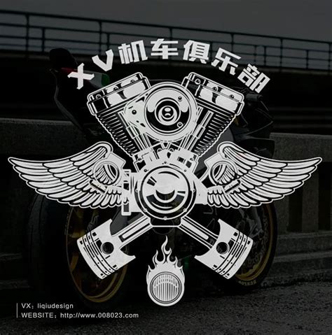 摩托车俱乐部标志设计图__广告设计_广告设计_设计图库_昵图网nipic.com