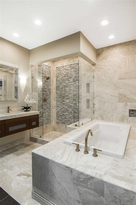 Beige Marble Bathroom Tiles - DarrinSims
