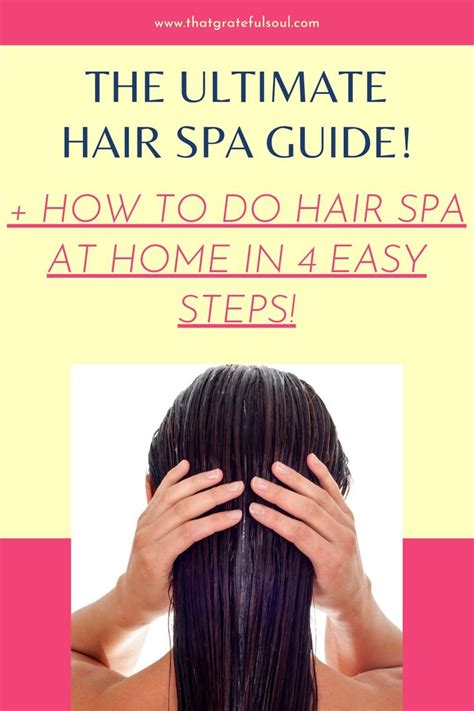 Image result for Hair Spa Tutorial