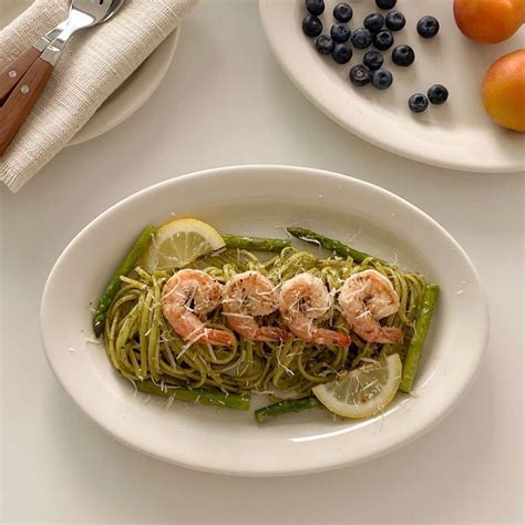 Shrimp and Asparagus Pasta