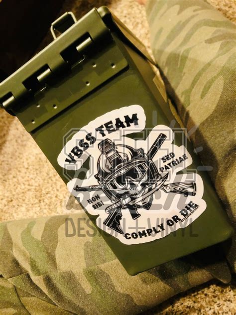 VBSS TEAM Sticker Navy Decal Non Sibi Sed Patriae | Etsy