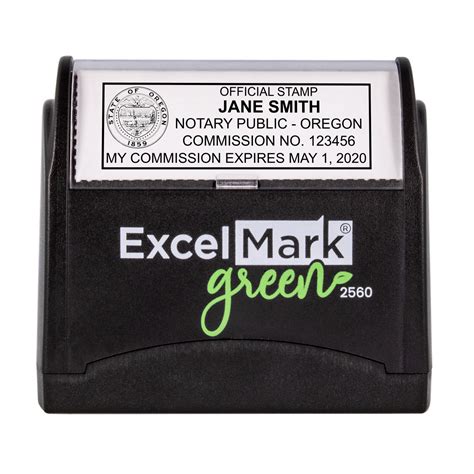 ExcelMark Green 2560 Pre-Inked Stamp | Made Entirely in America ...