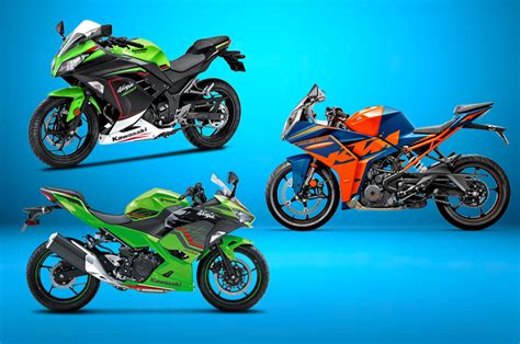 Kawasaki Ninja 400 vs KTM RC 390 vs Kawasaki Ninja 300: specifications ...