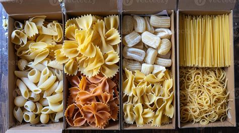 A set of pasta in a box. 45950539 Stock Photo at Vecteezy