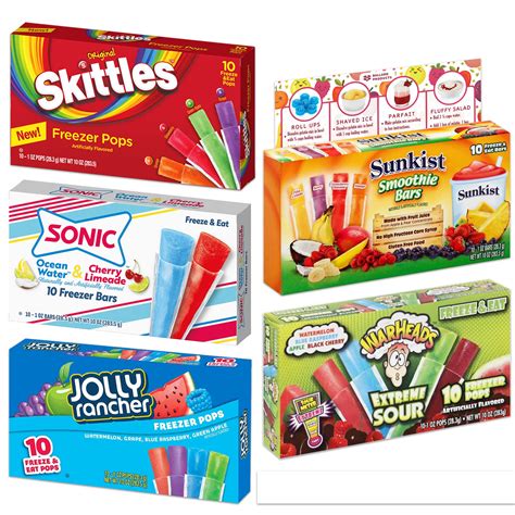 Ice Pops Freezer Bar Variety Pack 1 Box Each Jolly | Desertcart INDIA