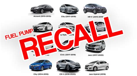 Honda Recalls Fuel Pump