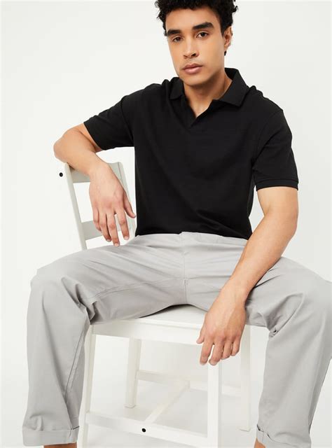 Buy Men Textured Johnny Collar T-shirt Online at just Rs. 799.0 ...