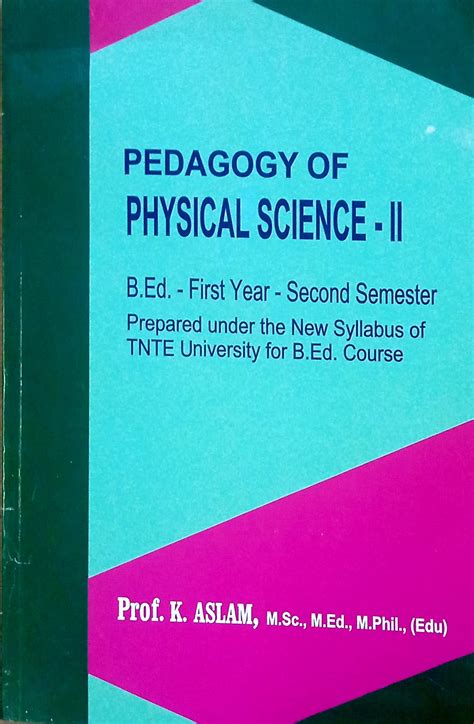 Routemybook - Buy Pedagogy Of Physical Science Part - II by Prof.K ...