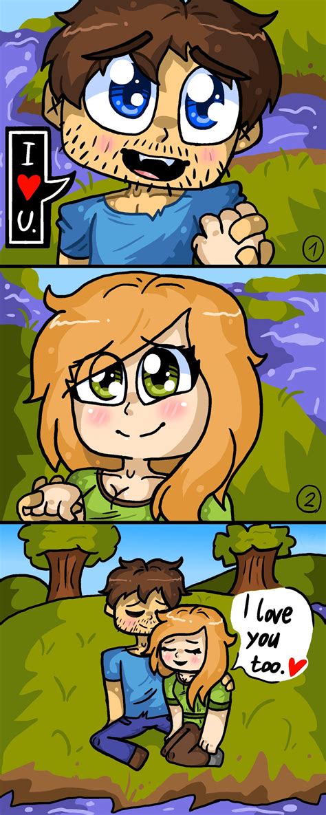 (Minecraft) Steve x Alex by XxJesicaTheFoxXx on DeviantArt