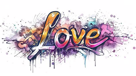Premium Vector | Logo with the name Love Grafity style