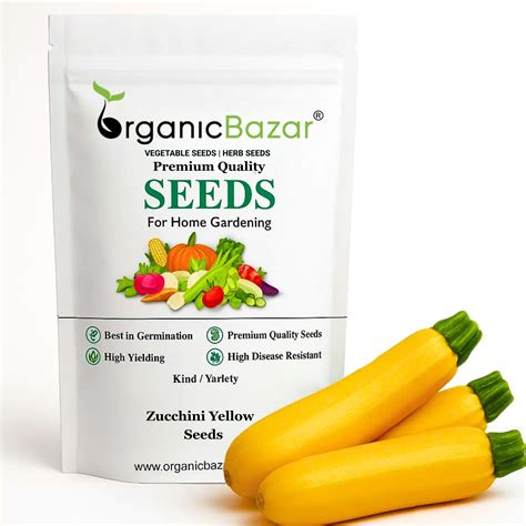 Buy Best Quality Zucchini Yellow Seeds Online – Organicbazar