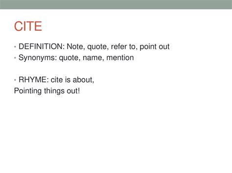 Point Out As Synonym at Betty Crosby blog