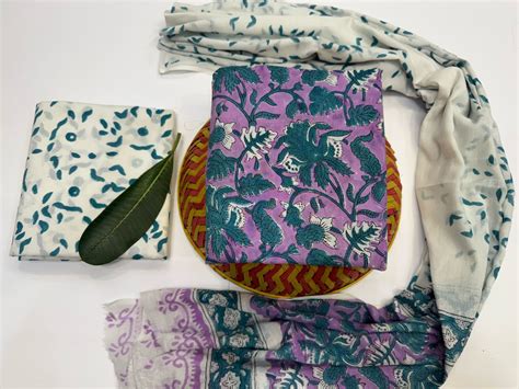 Cotton Suit with Cotton Dupatta – jaipurvastrakala