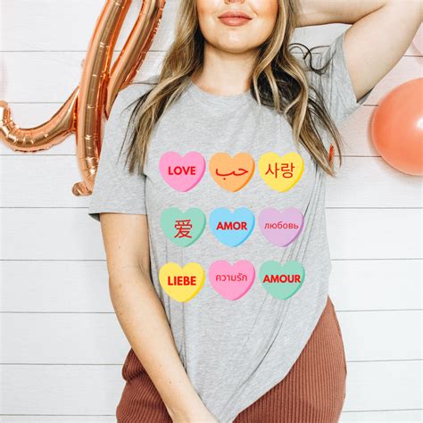 Love in Every Language Valentine's Day Shirt – Teacher Noire