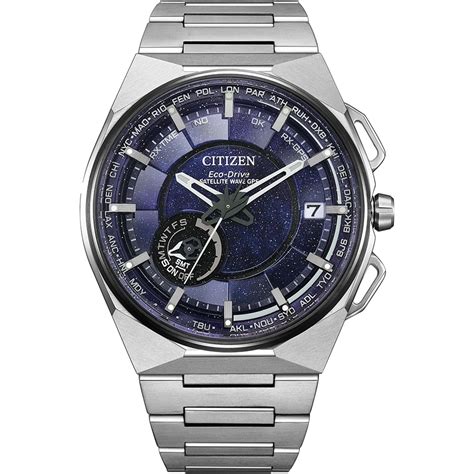 Citizen Eco Drive Satellite Wave X Blue Dial Men's Watch - CC3097-52L ...