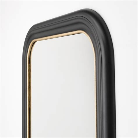 ALMARÖD mirror, black, 70x120 cm (271/2x471/4") - IKEA