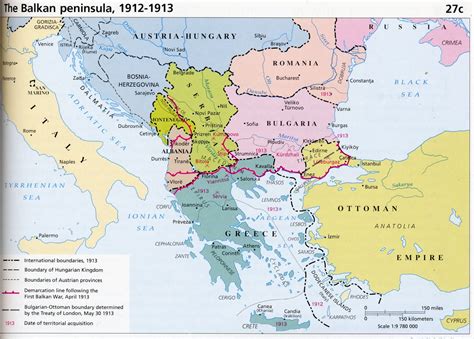 The Balkan Peninsula 1914