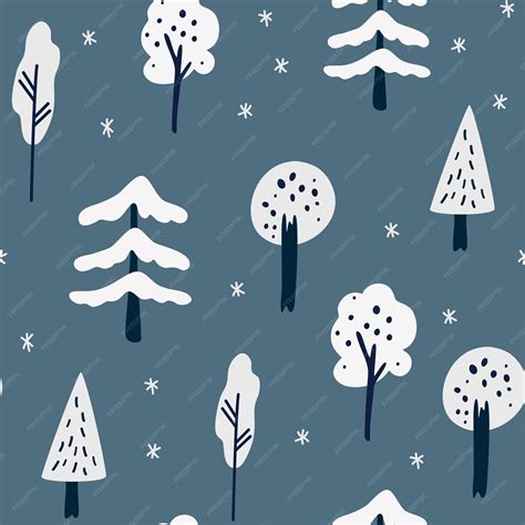 Winter Pattern Background