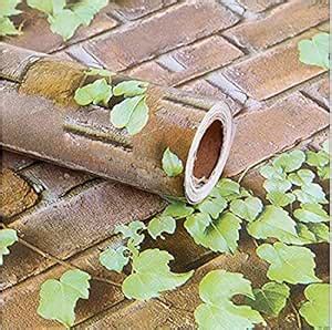 JAAMSO ROYALS Vinyl Brick Stone Peel and Stick Self Adhesive Wallpaper ...